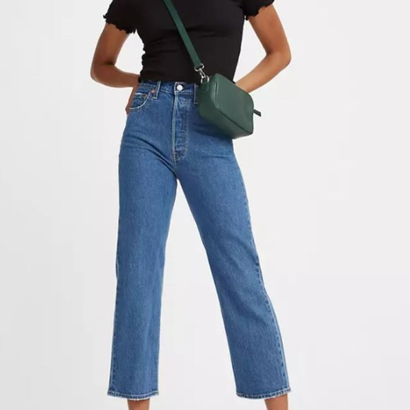 Levi's |  Premium Ribcage Straight Ankle Women's Jeans - Picture 2 of 15